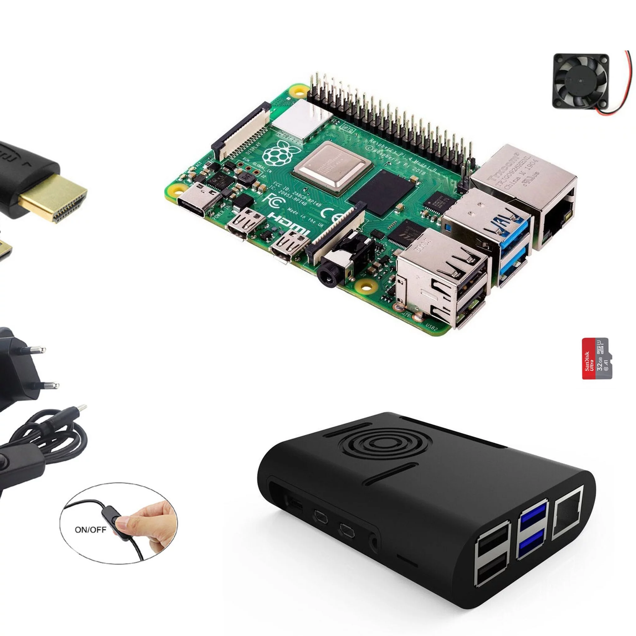 Raspberry Pi 4 Model B 2GB Low budget Kit